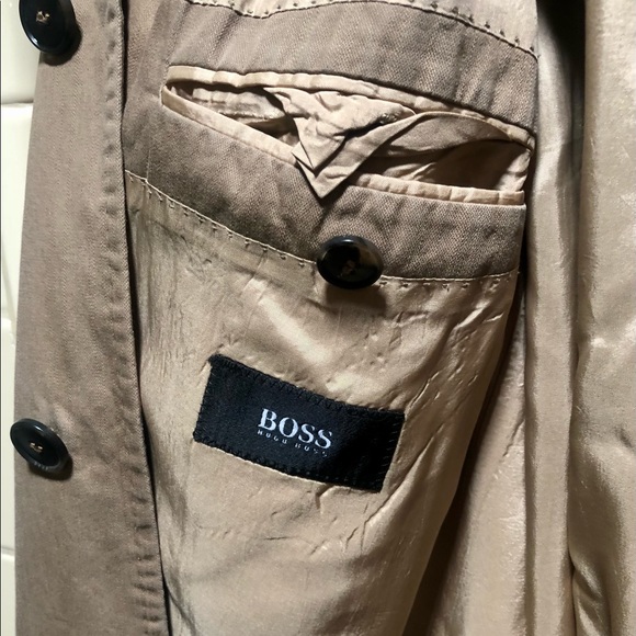 Boss by Hugo Boss Men’s Town & Country Duster Trenchcoat - Picture 5 of 5
